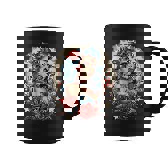 Tatouage De Pin Up Girl American Traditional Tattoo Tasse - Cadeauxyz