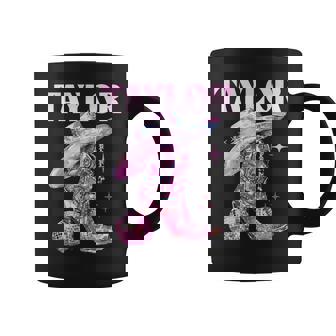 Taylor Outfit Disco Pink Cowgirl N Girls Name Coffee Mug | Mazezy
