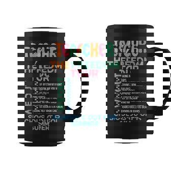 Teacher Summer Tour Last Day Of School For Teacher Coffee Mug - Monsterry