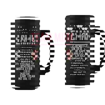 Team Mom Definition Team Mama Team Mother Coffee Mug - Monsterry