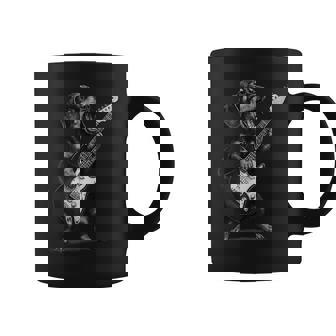 Teckel Jouant De La Guitare Rock Music Amoureux Des Chiens Tasse - Cadeauxyz