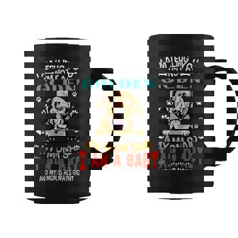 I Am Telling You I'm Not A Golden Retriever Dog Mom Puppy Coffee Mug - Monsterry