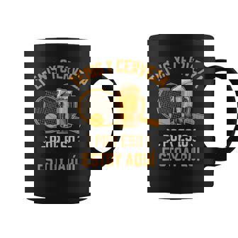 Tenis Y Cerveza Frases Divertidas Tennis Para Tenista Taza de café - Regaloses