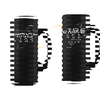 Texas Coordinates Boca Chica Starbase Minimal Science Coffee Mug - Monsterry