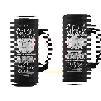 That's My Grandson Out There Baseball Grandma Coffee Mug - Monsterry