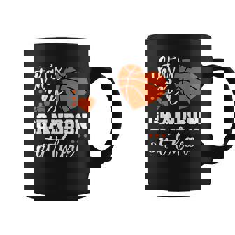 That's My Grandson Out There Basketball Grandma Mother's Day Coffee Mug - Thegiftio