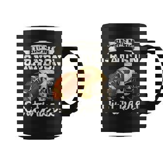 That's My Grandson Out There Football Grandpa Grandma Coffee Mug | Seseable UK