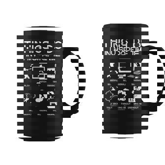 Things I Do In Mypare Time 面白い野球愛好家 コーヒーマグ - Kawaiitshirt