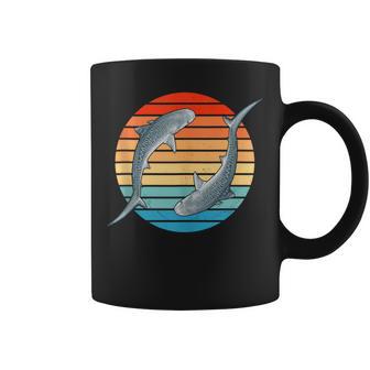 Tiburón Tigre Puesta Deolintage In Mangas Taza de café - Regaloses