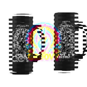 Tie Dye Hippie Peace Sign Groovy Coffee Mug - Thegiftio