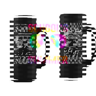 Tie Dye Last Day Of School Schools Out For Summer Teacher Coffee Mug - Monsterry