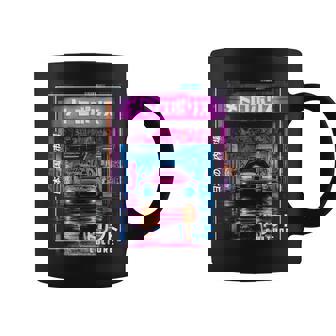 Tokyo City Retro Synthwave Racing Car Japan Tokyo Coffee Mug - Thegiftio UK