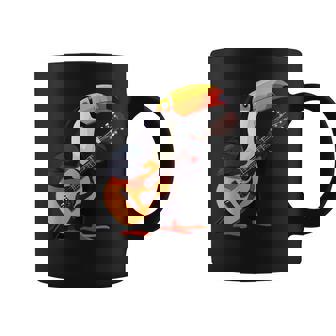 Toucan Jouant De La Guitare Acoustique Toucan Guitariste Tasse - Cadeauxyz
