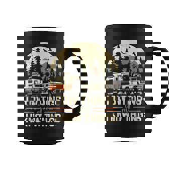 I Tow Things And I Know Things Fathers Day Hiking Coffee Mug - Thegiftio