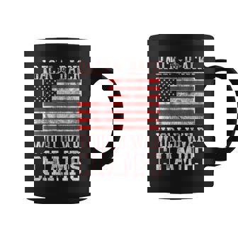 Trendy Back To Back World War Champs American Flag Coffee Mug - Thegiftio