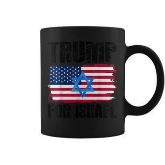 Trump Pour Israël Drapeau Juif Américain Étoile De David Tasse - Cadeauxyz