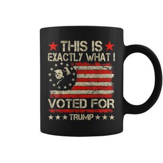 Trump Retro This Is Exactly What I Voted For Coffee Mug - Thegiftio UK