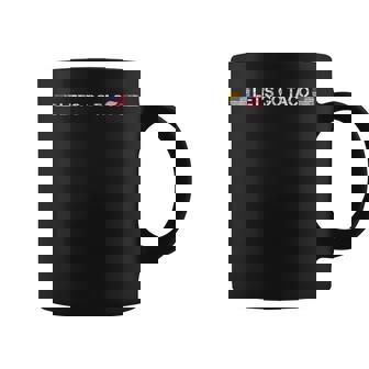 Trumps Always Chicken Out Taco Let's Go Taco Coffee Mug - Monsterry