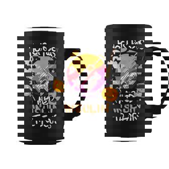 Type 1 Diabetes Hocus Pocus I Need Insulin To Focus Boys Coffee Mug - Monsterry