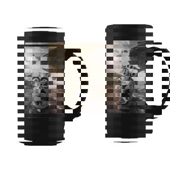 Ufo Extraterrestre Chat Amusantelfie Amoureux Des Chats Effrayésaisseaupatial Ovni Tasse - Cadeauxyz