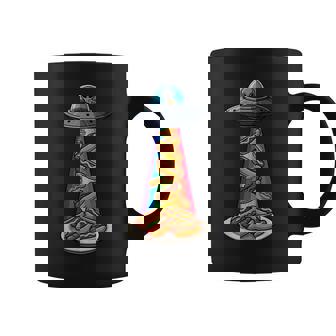 Ufo 誘拐ホットドッグ ムーンデー エイリアン 空飛ぶ円盤 ソーセージ コーヒーマグ - Kawaiitshirt