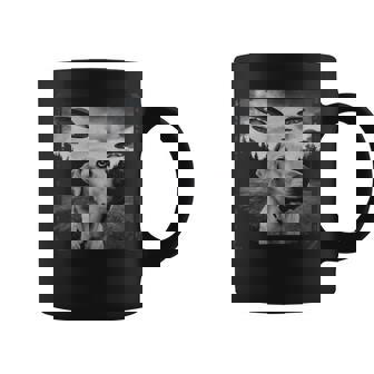 Ufo 遭遇 黄色 実験犬 自撮り 写真 エイリアンの侵略 コーヒーマグ - Kawaiitshirt