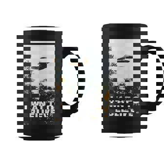 Ufoシャツ I Want To Believe Alien Ufotシャツ コーヒーマグ - Kawaiitshirt