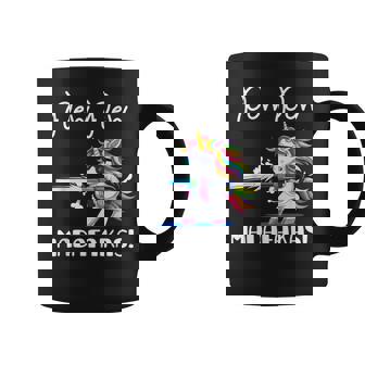 Unicorn Pewpewpew Madafakas Crazy Pew Unicornio Divertido Regalo Taza de café - Regaloses