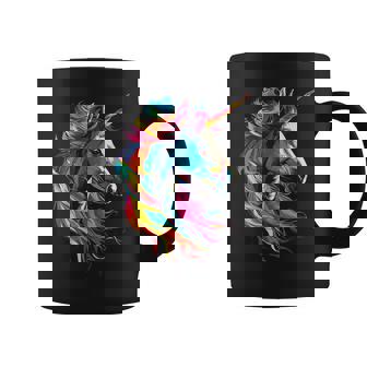 Unicornio Arco Iris Animal Zoológico Taza de café - Regaloses
