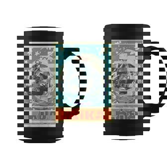 Uniónoviética Urss T Astronauta Laika Dog Propaganda Taza de café - Regaloses
