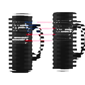 Us American Flag Fighter Jets Patriotic Usa 4Th Of July Coffee Mug - Monsterry