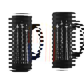 Usa Flag Fighter Jets 4Th Of July Boys Vintage Us Flag Coffee Mug - Thegiftio UK