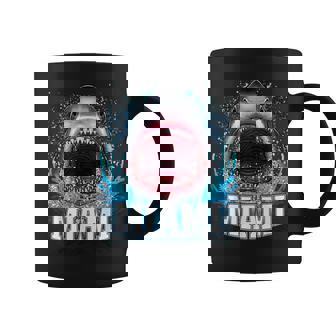 Vacaciones En Miami Florida Graniaje A La Playa Del Tiburón Taza de café - Regaloses