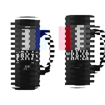 Versailles Francia Fr Ciudad Bandera Drapeau Français Taza de café - Regaloses