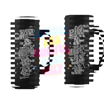 Very Demureery Mindfulibes Only Cute Retro Girls コーヒーマグ - Kawaiitshirt