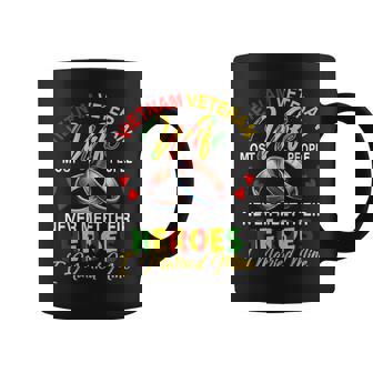 Vietnam Veteran Wife People Never Meet Heroes I Married Mine Coffee Mug | Mazezy