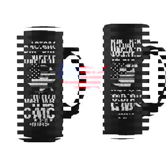 Vintage Back-To-Back Undefeated World War Champs 4Th Of July Coffee Mug - Thegiftio