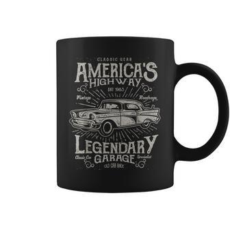 Vintage Classic Car Retro Oldchool Taza de café - Regaloses