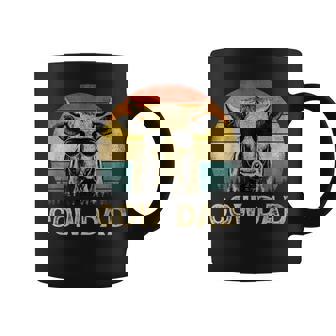 Vintage Cow Dad Cow Lovers Daddy Father's Day Coffee Mug - Thegiftio