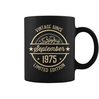 Vintage De Cumpleaños Desdeeptiembre De 1975 Taza de café - Regaloses