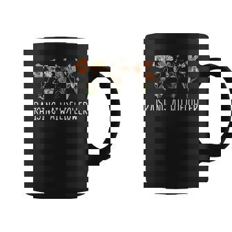 Vintage Floral Raising A Wildflower Moms Mama Coffee Mug | Mazezy