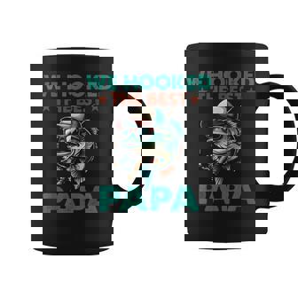 Vintage We Hooked The Best Papa Fishing Fathers Day Coffee Mug | Mazezy
