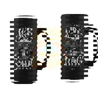 Vintage Jackie And Shadow Bald Eagle Family Graphic Coffee Mug - Thegiftio