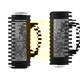 Vintage Japonais Tigre Géant Combat Dragon Asiatique Ukiyo-E Tasse - Cadeauxyz