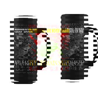 Vintage Los Horrores Nunca Terminan Rana Rana Horror Taza de café - Regaloses
