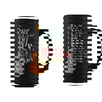 Vintage I May Be Old But I See All The Cool Bands Guitar Coffee Mug - Thegiftio