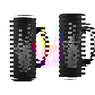 Vintage Retro Jerry Tie Dye Hand Coffee Mug | Mazezy