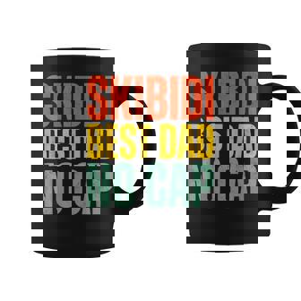 Vintage Skibidi Best Dad No Cap Dad Rizz Father's Day Coffee Mug - Thegiftio