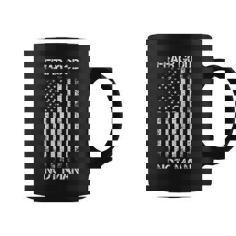 Vintage Usa Flag Fear God Not Man コーヒーマグ - Kawaiitshirt