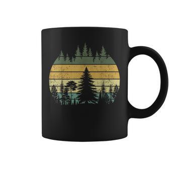 Vintage Wildlife Nature Forest Trees Hiking Outdoors Coffee Mug - Thegiftio